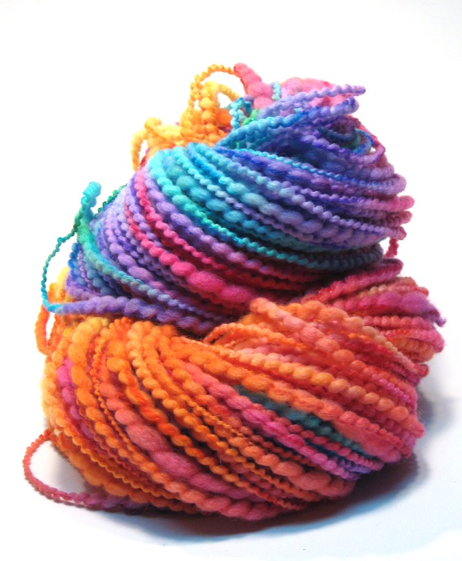 rainbow chunky wool